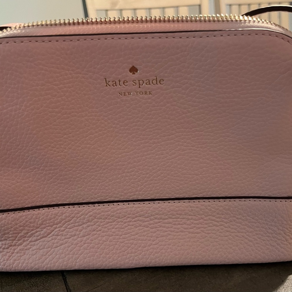 Kate Spade Mauve pebble leather handbag